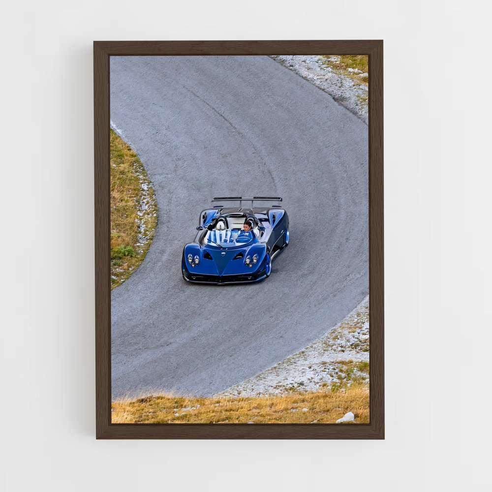 Poster Route Zonda – affiche Pagani (vue 5)